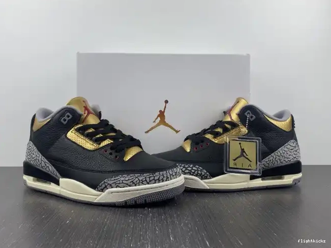 WMNS Gold Air Black Jordan CK9246-067 3 0701